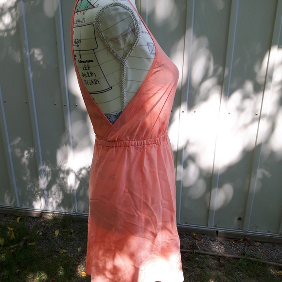 size xxs Wilfred silk orange mini dress 💞💗 - Picture 5 of 16